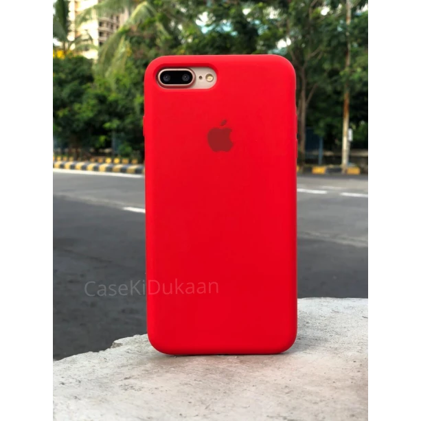Red Silicon Case For iPhone