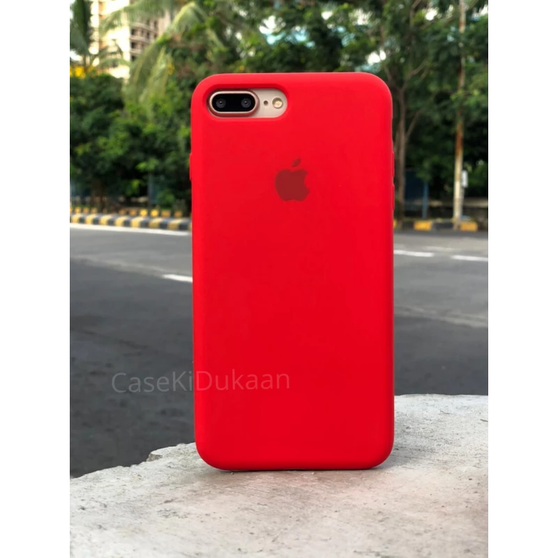 Red Silicon Case For iPhone