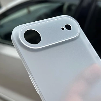 Ultra Thin Semi-Transparent Case for iPhone 17 Air – White | Sleek & Minimal Cover