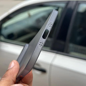 Ultra Thin Semi Transparent Case for iPhone 17 Pro – Black | Sleek & Minimal Cover